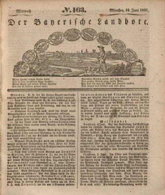 Der Bayerische Landbote Mittwoch 12. Juni 1833