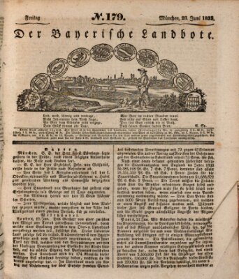 Der Bayerische Landbote Freitag 28. Juni 1833