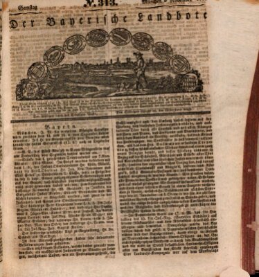 Der Bayerische Landbote Samstag 9. November 1833