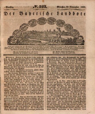 Der Bayerische Landbote Dienstag 19. November 1833