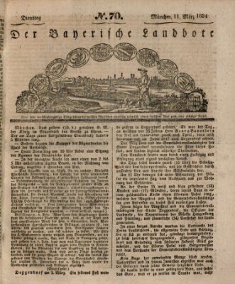 Der Bayerische Landbote Dienstag 11. März 1834