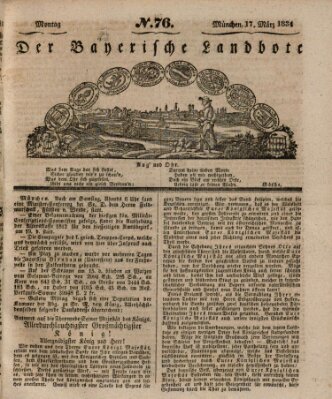 Der Bayerische Landbote Montag 17. März 1834