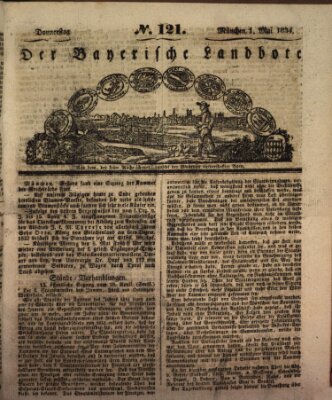 Der Bayerische Landbote Donnerstag 1. Mai 1834