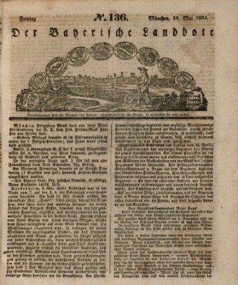 Der Bayerische Landbote Freitag 16. Mai 1834