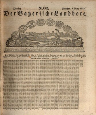 Der Bayerische Landbote Dienstag 3. März 1835