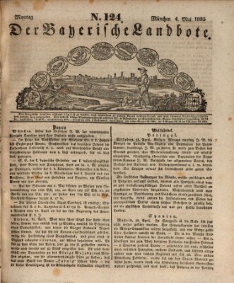 Der Bayerische Landbote Montag 4. Mai 1835