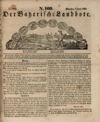 Der Bayerische Landbote Dienstag 9. Juni 1835