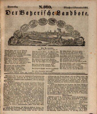 Der Bayerische Landbote Donnerstag 5. November 1835