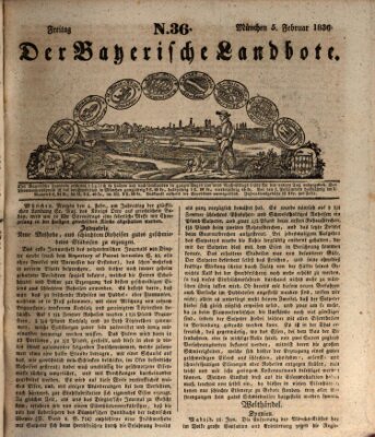 Der Bayerische Landbote Freitag 5. Februar 1836