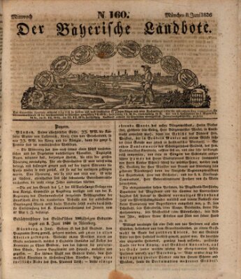 Der Bayerische Landbote Mittwoch 8. Juni 1836