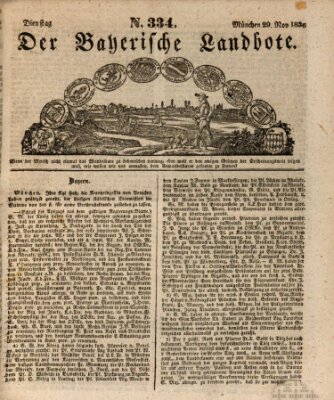 Der Bayerische Landbote Dienstag 29. November 1836