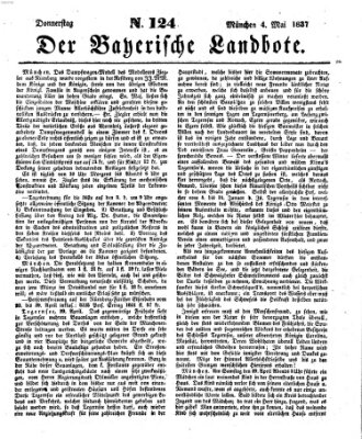 Der Bayerische Landbote Donnerstag 4. Mai 1837
