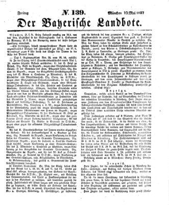 Der Bayerische Landbote Freitag 19. Mai 1837