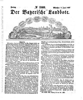 Der Bayerische Landbote Freitag 9. Juni 1837