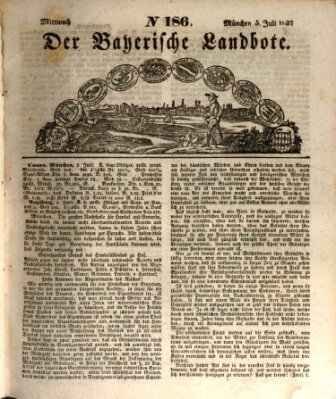 Der Bayerische Landbote Mittwoch 5. Juli 1837
