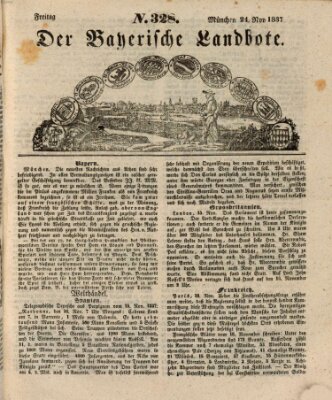 Der Bayerische Landbote Freitag 24. November 1837