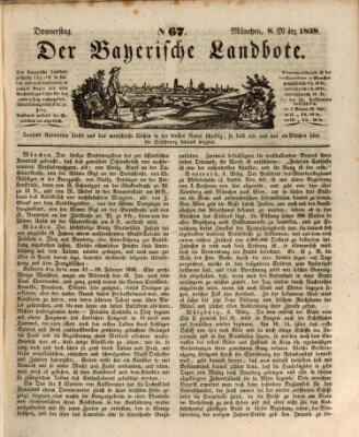 Der Bayerische Landbote Donnerstag 8. März 1838