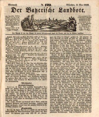 Der Bayerische Landbote Mittwoch 2. Mai 1838