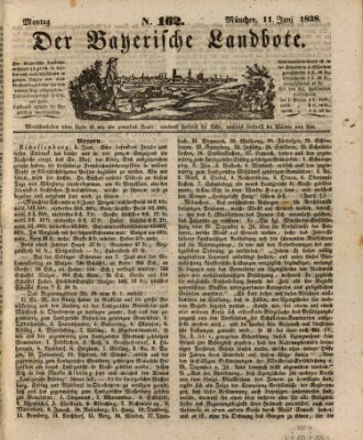 Der Bayerische Landbote Montag 11. Juni 1838