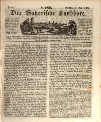 Der Bayerische Landbote Freitag 6. Juli 1838