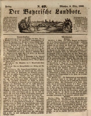 Der Bayerische Landbote Freitag 8. März 1839