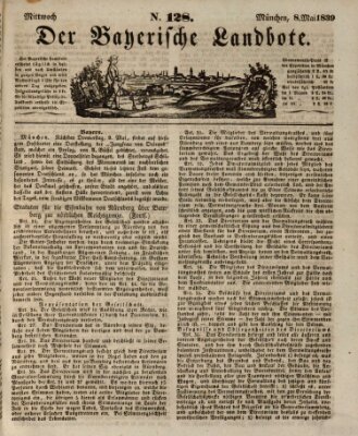 Der Bayerische Landbote Mittwoch 8. Mai 1839