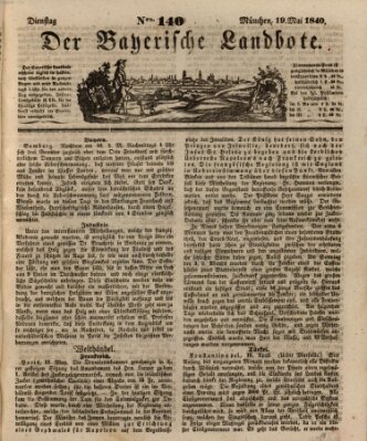 Der Bayerische Landbote Dienstag 19. Mai 1840
