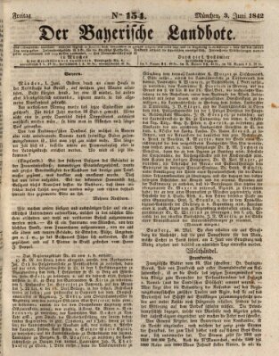 Der Bayerische Landbote Freitag 3. Juni 1842