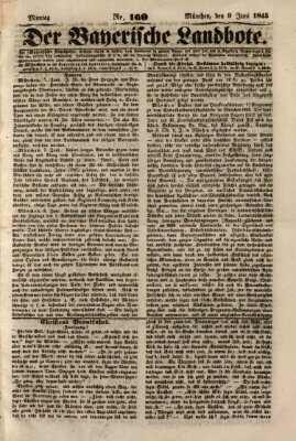Der Bayerische Landbote Montag 9. Juni 1845