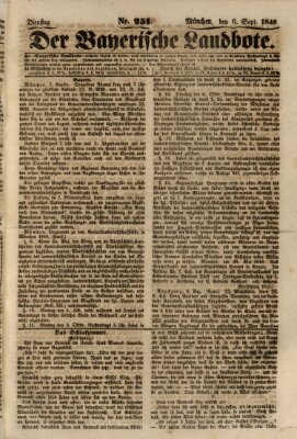 Der Bayerische Landbote Dienstag 8. September 1846