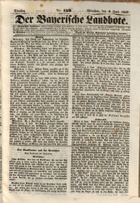 Der Bayerische Landbote Dienstag 8. Juni 1847