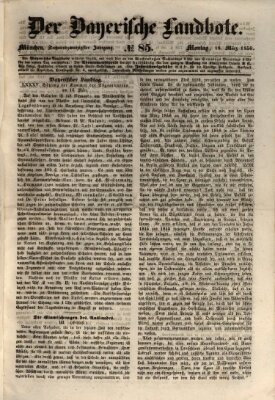 Der Bayerische Landbote Montag 18. März 1850