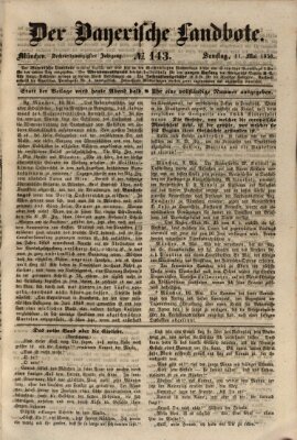 Der Bayerische Landbote Samstag 11. Mai 1850