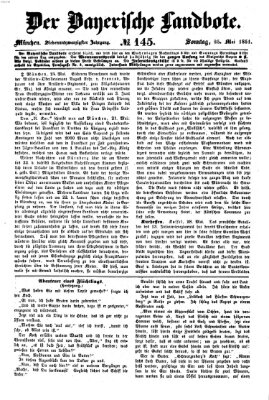 Der Bayerische Landbote Sonntag 25. Mai 1851