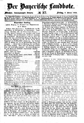 Der Bayerische Landbote Freitag 6. Februar 1852
