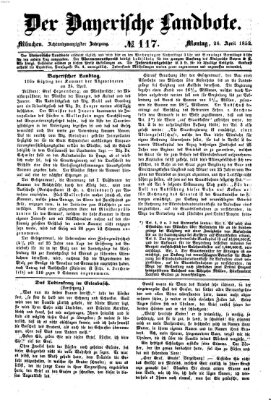 Der Bayerische Landbote Montag 26. April 1852