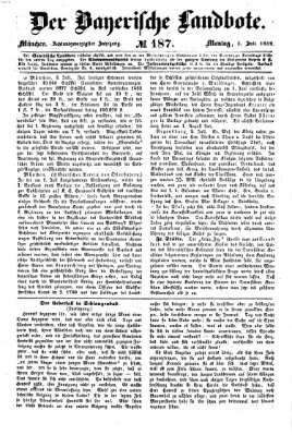 Der Bayerische Landbote Montag 5. Juli 1852