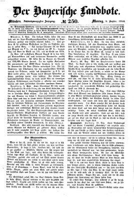 Der Bayerische Landbote Montag 6. September 1852