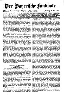 Der Bayerische Landbote Montag 9. Mai 1853