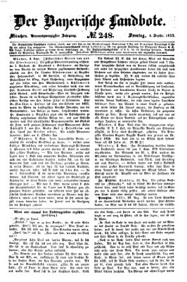 Der Bayerische Landbote Sonntag 4. September 1853