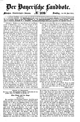 Der Bayerische Landbote Samstag 28. Juli 1855