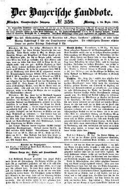 Der Bayerische Landbote Montag 24. Dezember 1855