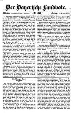 Der Bayerische Landbote Freitag 29. Februar 1856