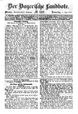Der Bayerische Landbote Donnerstag 5. Juni 1856