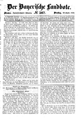 Der Bayerische Landbote Dienstag 23. September 1856