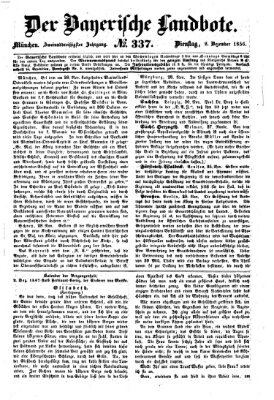 Der Bayerische Landbote Dienstag 2. Dezember 1856