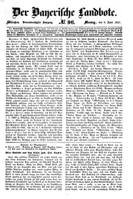 Der Bayerische Landbote Montag 6. April 1857