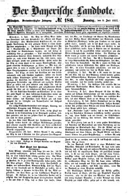 Der Bayerische Landbote Sonntag 5. Juli 1857