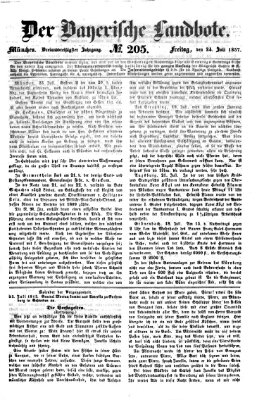 Der Bayerische Landbote Freitag 24. Juli 1857