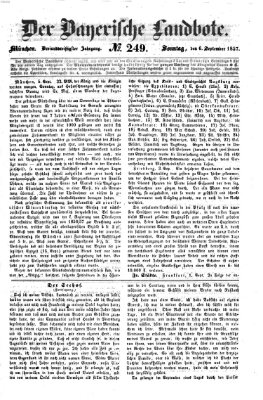 Der Bayerische Landbote Sonntag 6. September 1857